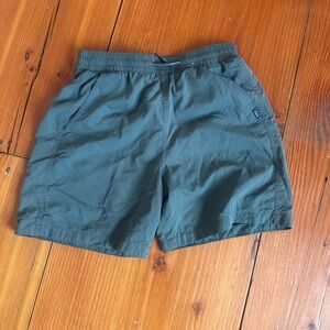 Abercrombie Kids Pool to Play Dusty Green Elastic Shorts